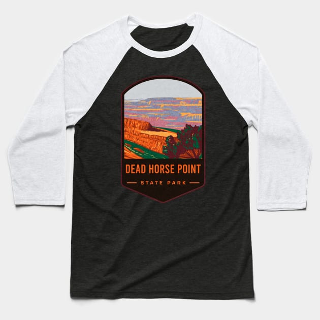 Dead Horse Point State Park Baseball T-Shirt by JordanHolmes